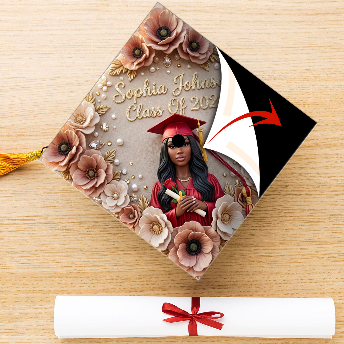 Custom Graduation Hat From Any Photo - Personalized Graduation Cap Topper