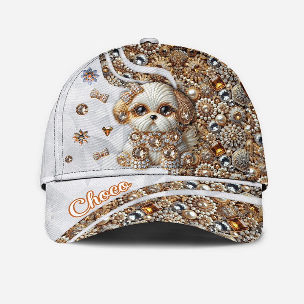 Casquette classique personnalisée pour chien « Love Shih Tzu »