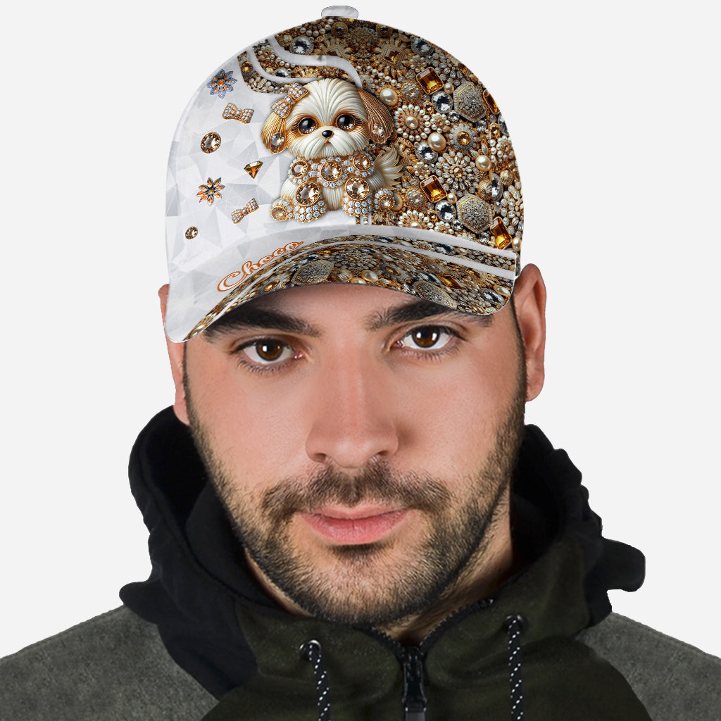 Casquette classique personnalisée pour chien « Love Shih Tzu »