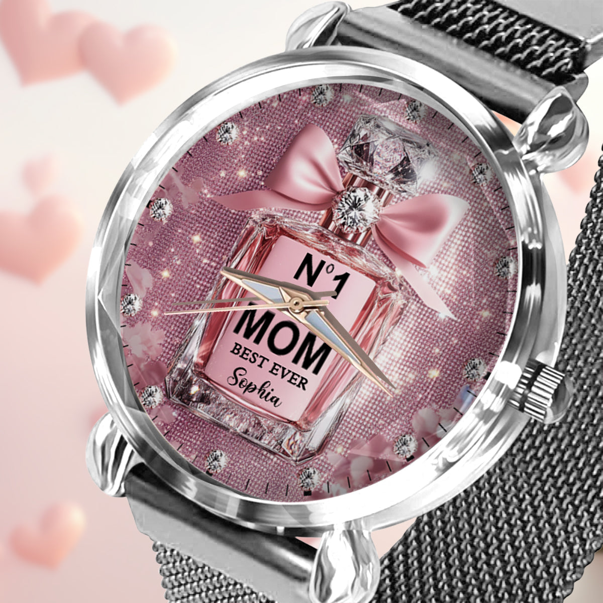 Best Mom Ever - Personalized Mother Women Hand Watch