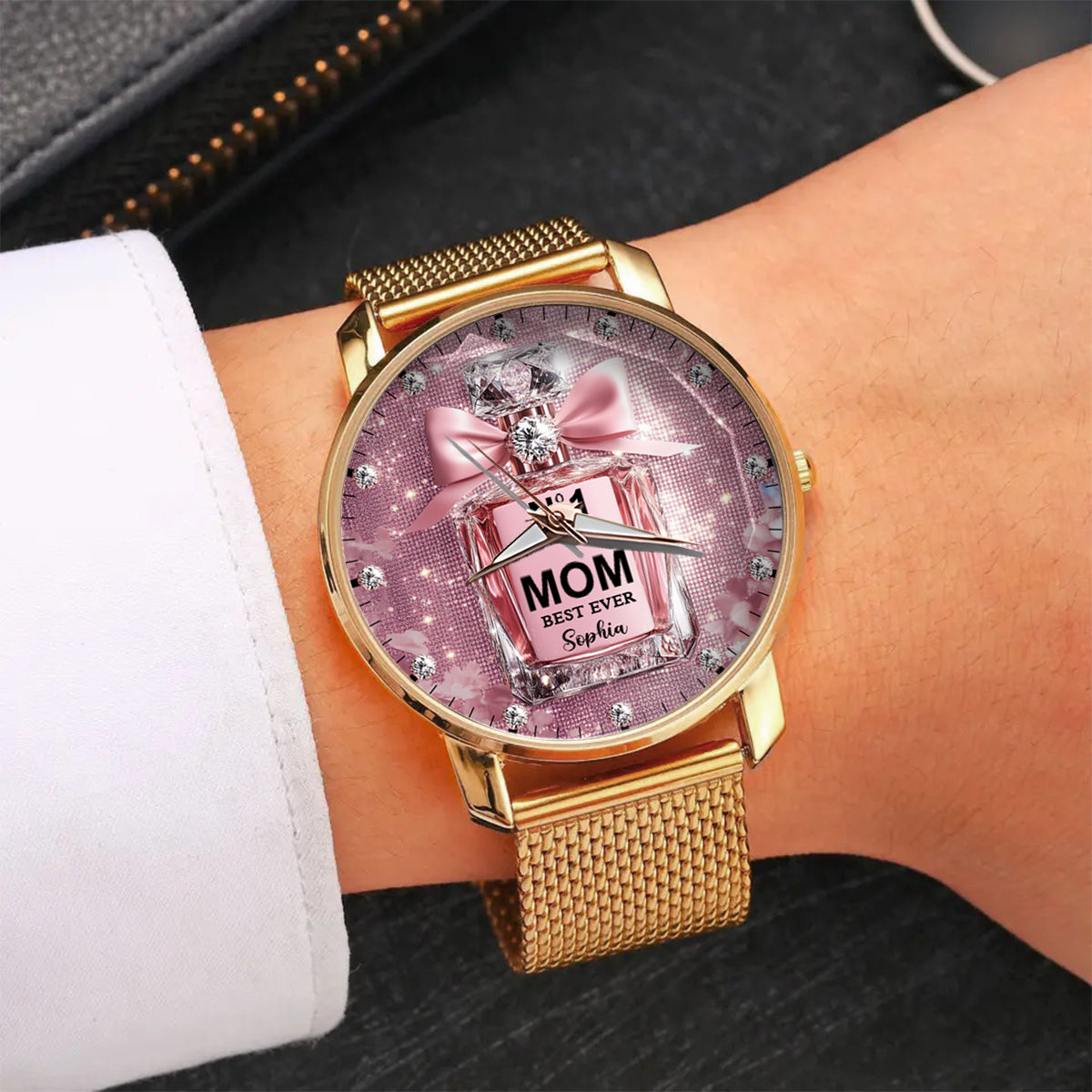 Best Mom Ever - Personalized Mother Women Hand Watch