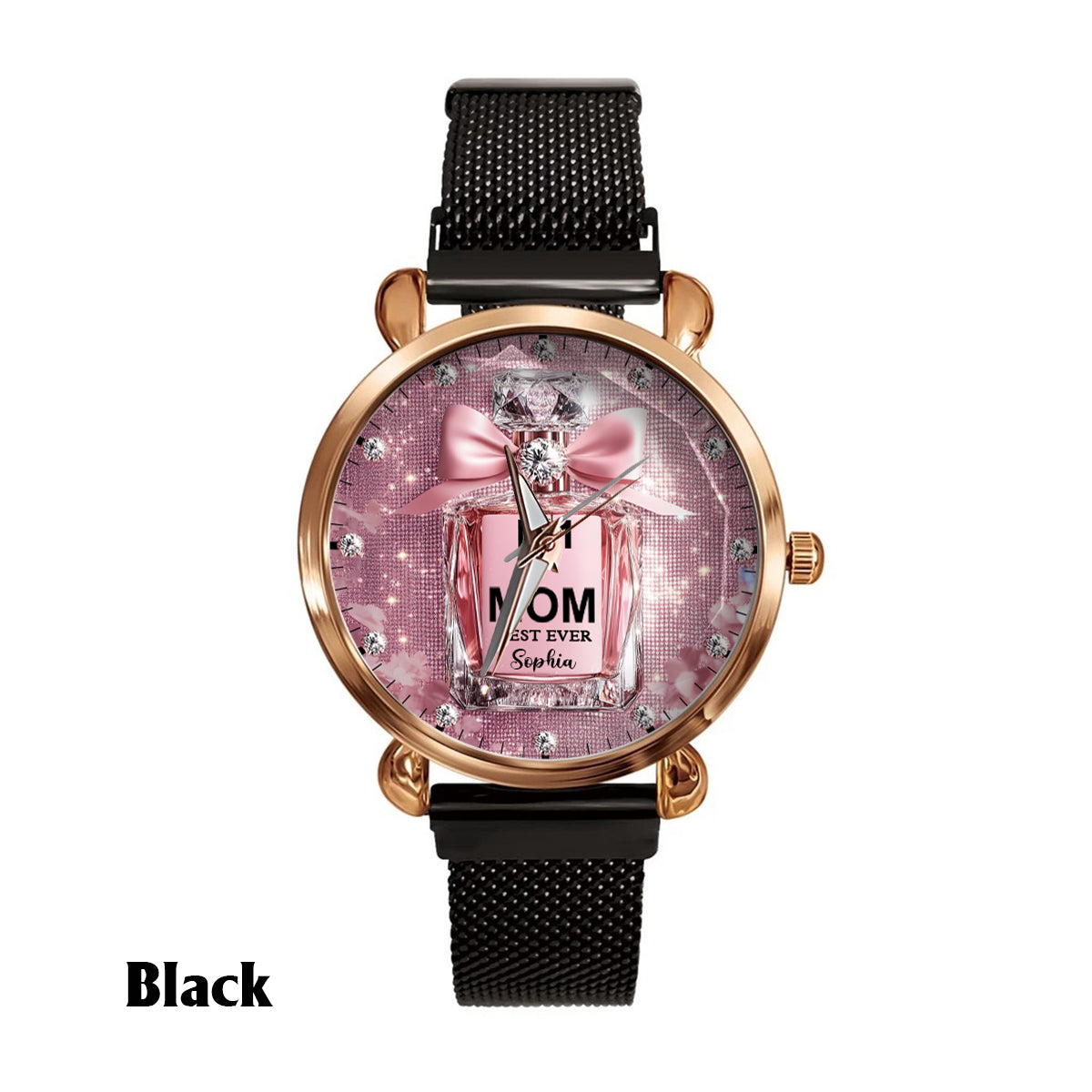 Best Mom Ever - Personalized Mother Women Hand Watch