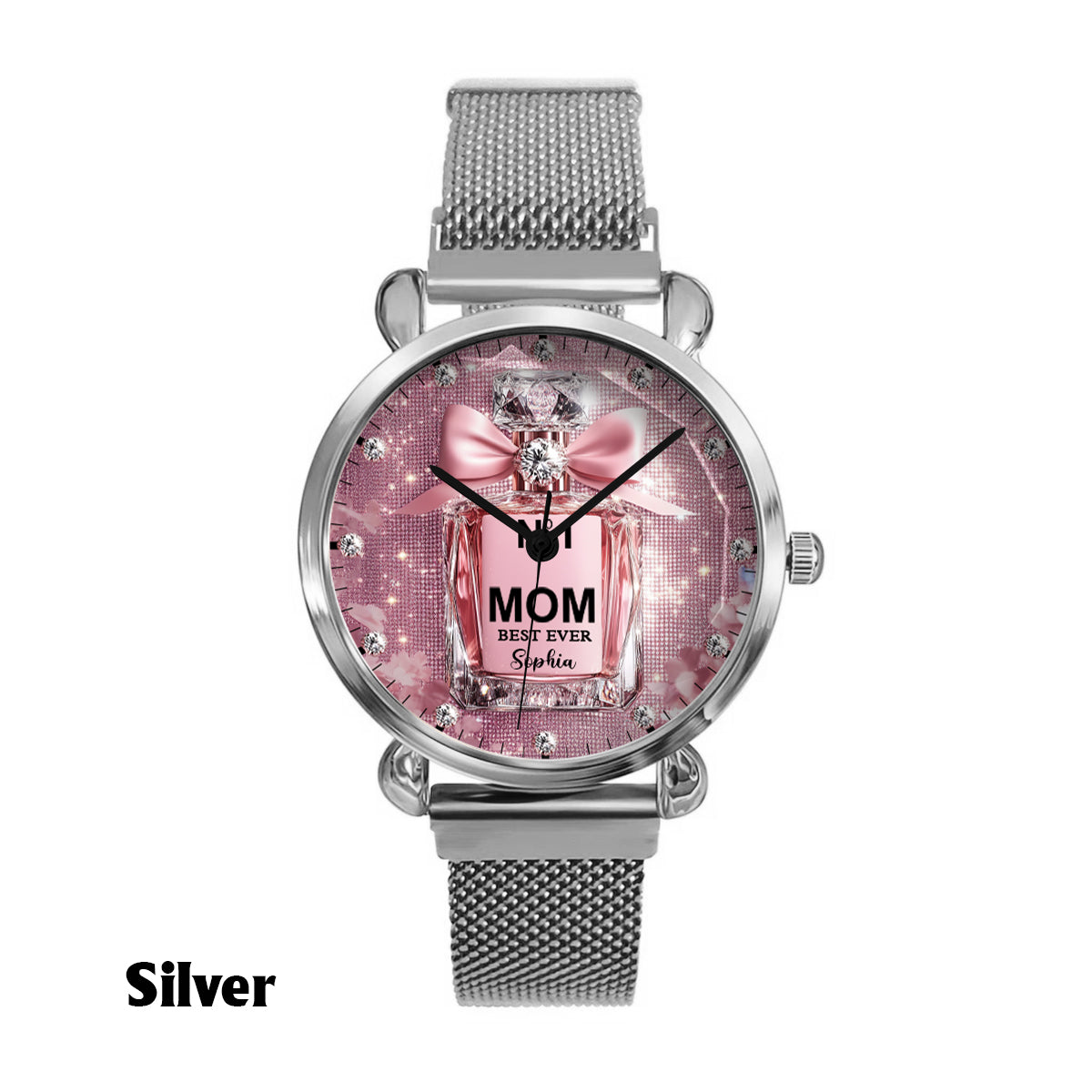 Best Mom Ever - Personalized Mother Women Hand Watch