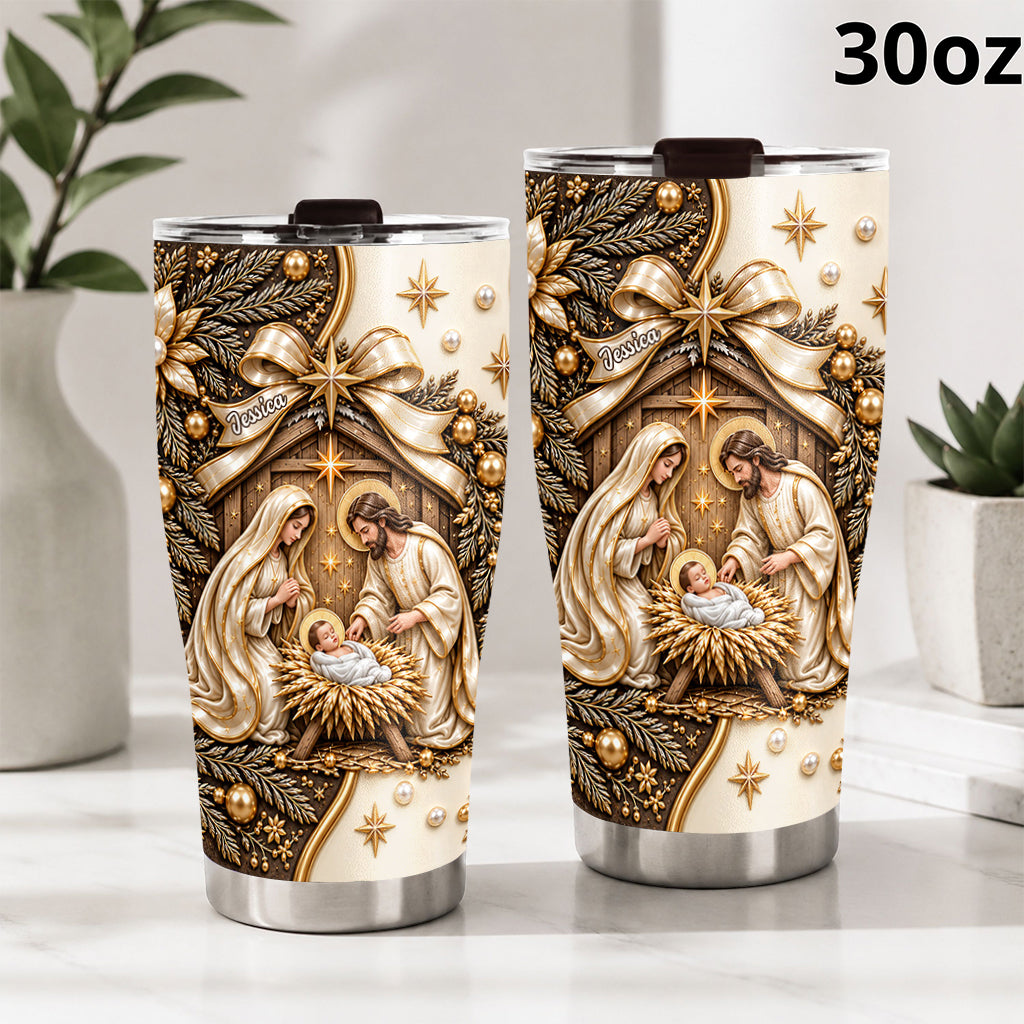 Believe - Personalized Christian Tumbler With Gift Box