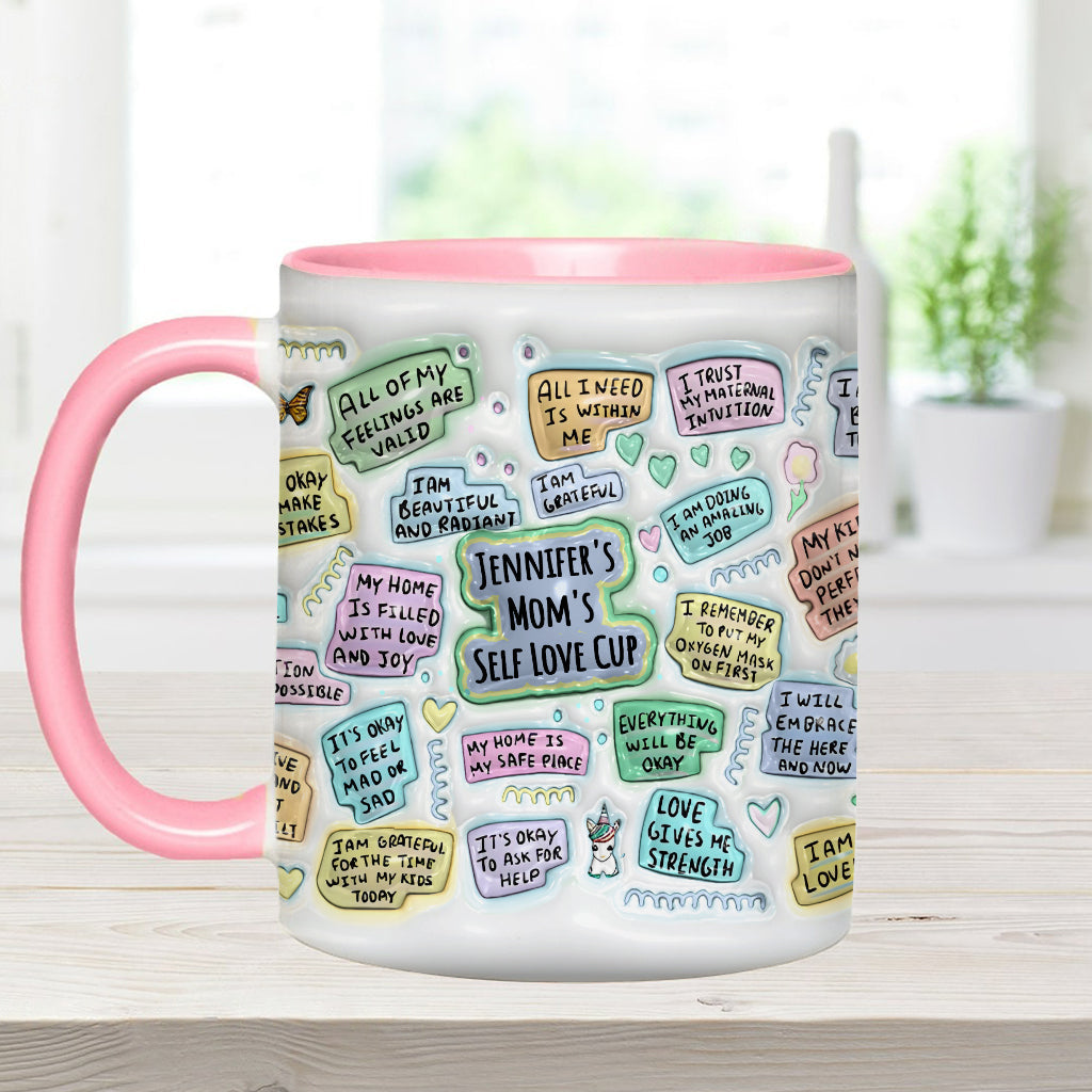 Mom's Self Love Cup - Personalized Mother Accent Mug