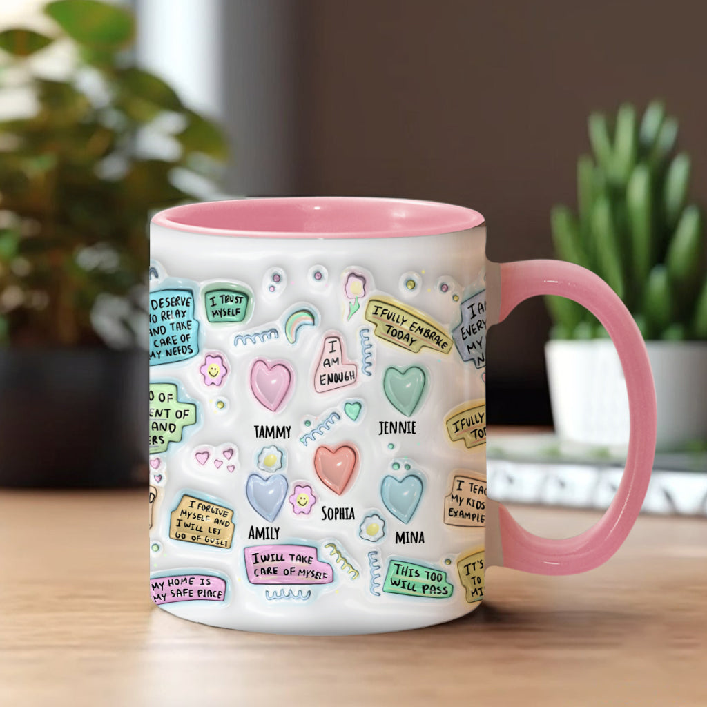 Mom's Self Love Cup - Personalized Mother Accent Mug