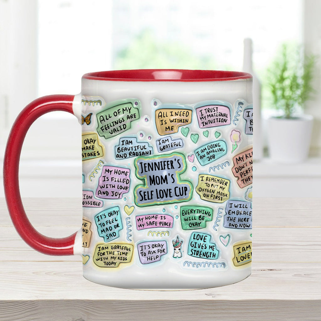 Mom's Self Love Cup - Personalized Mother Accent Mug