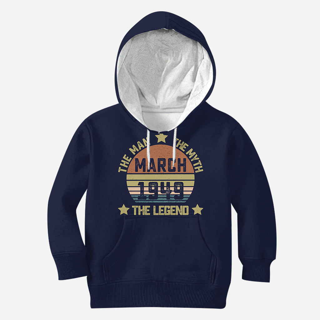 Birthday Gift, The Man The Myth The Legend - Personalized Birthday All Over Shirt