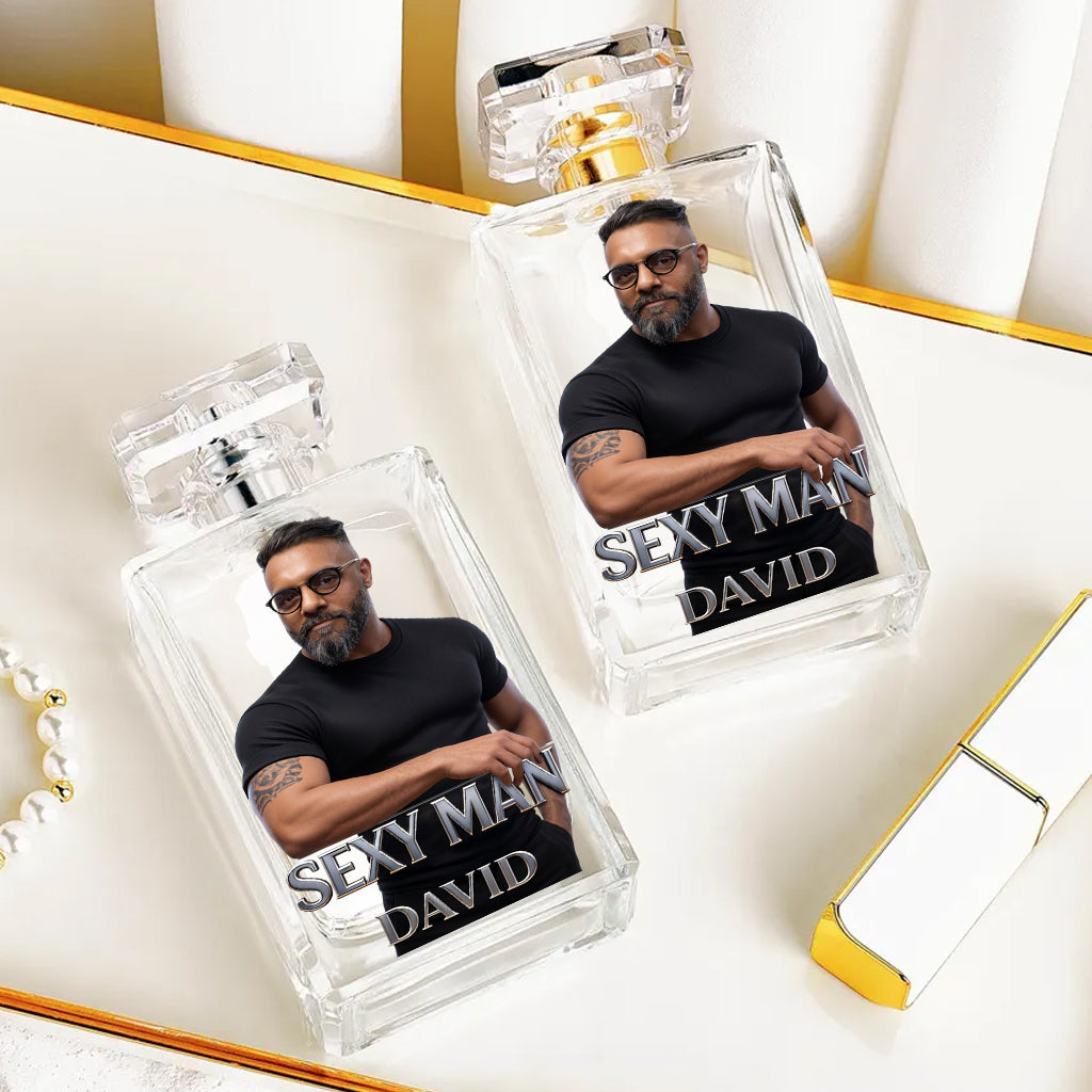 Luxuriöse Geschenke für Männer - Individuell vom Foto - Personalisierte Nachfüllbare Parfümflasche