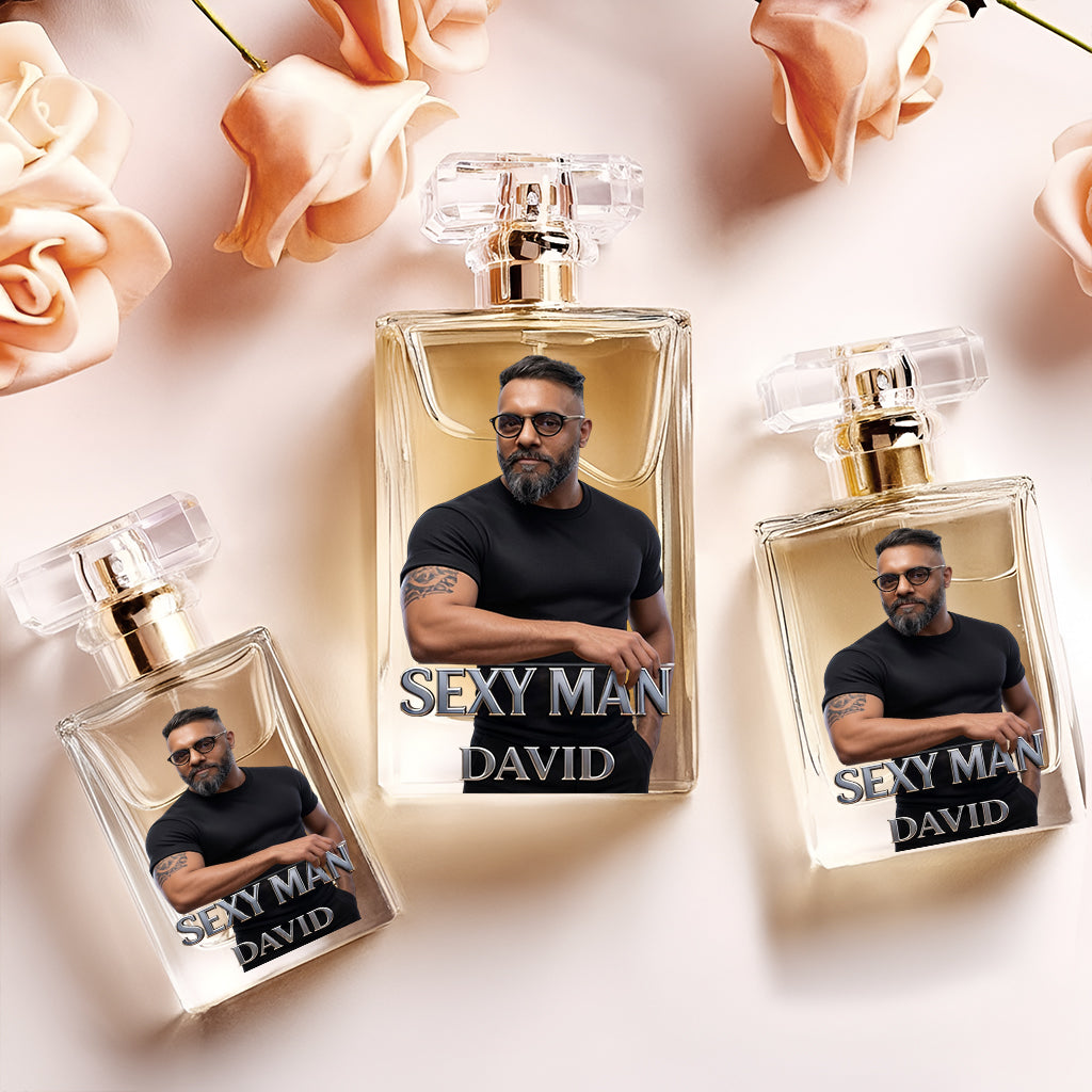 Luxuriöse Geschenke für Männer - Individuell vom Foto - Personalisierte Nachfüllbare Parfümflasche