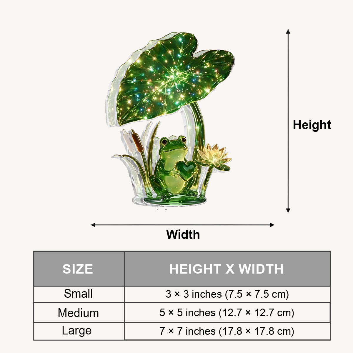 Emotional Support, Cute Frog - Personalized Frog LED Light Ceramic Pot