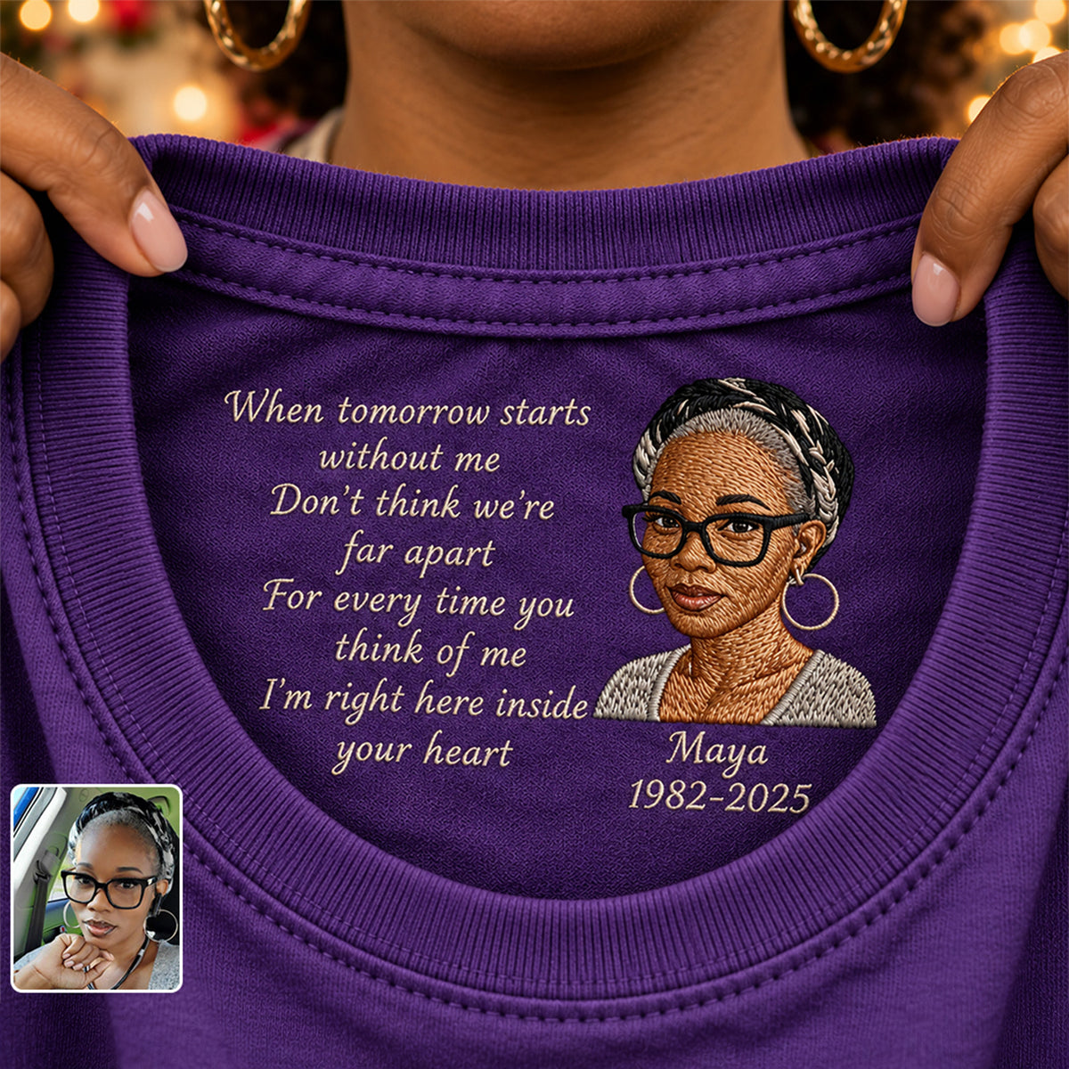 Sympathy Gift - Personalized Memorial Hidden Message Shirt