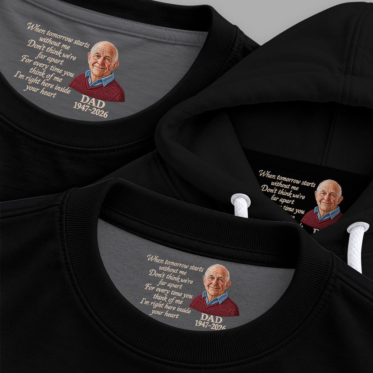 Sympathy Gift - Personalized Memorial Hidden Message Shirt