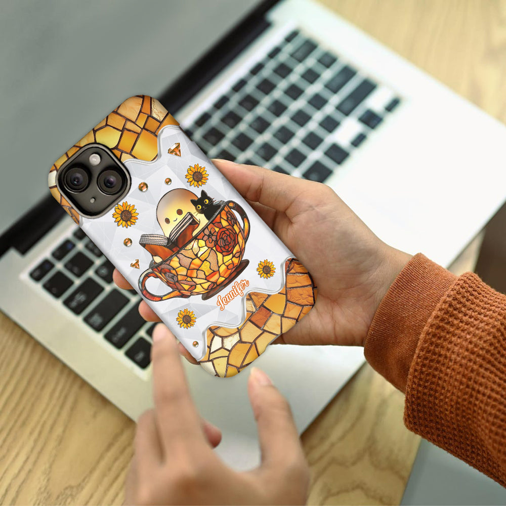 Spooky Ghost - Personalized Halloween Full Print Phone Case