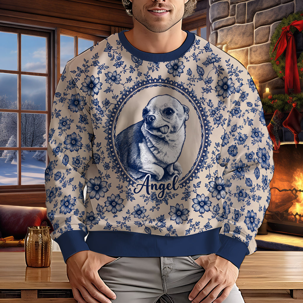 Cadeau pour Propriétaire de Chien - Pull Moche Personnalisé