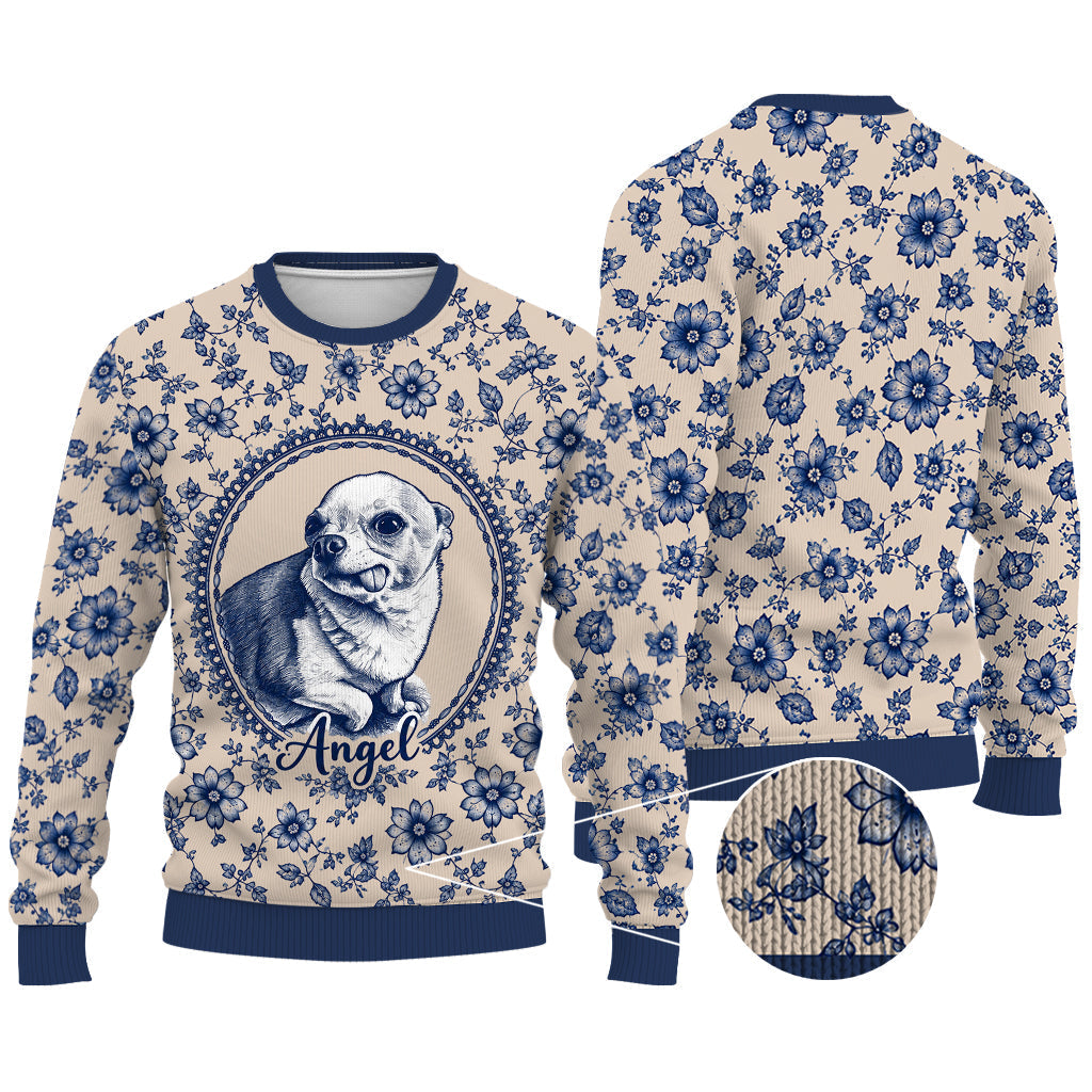 Cadeau pour Propriétaire de Chien - Pull Moche Personnalisé