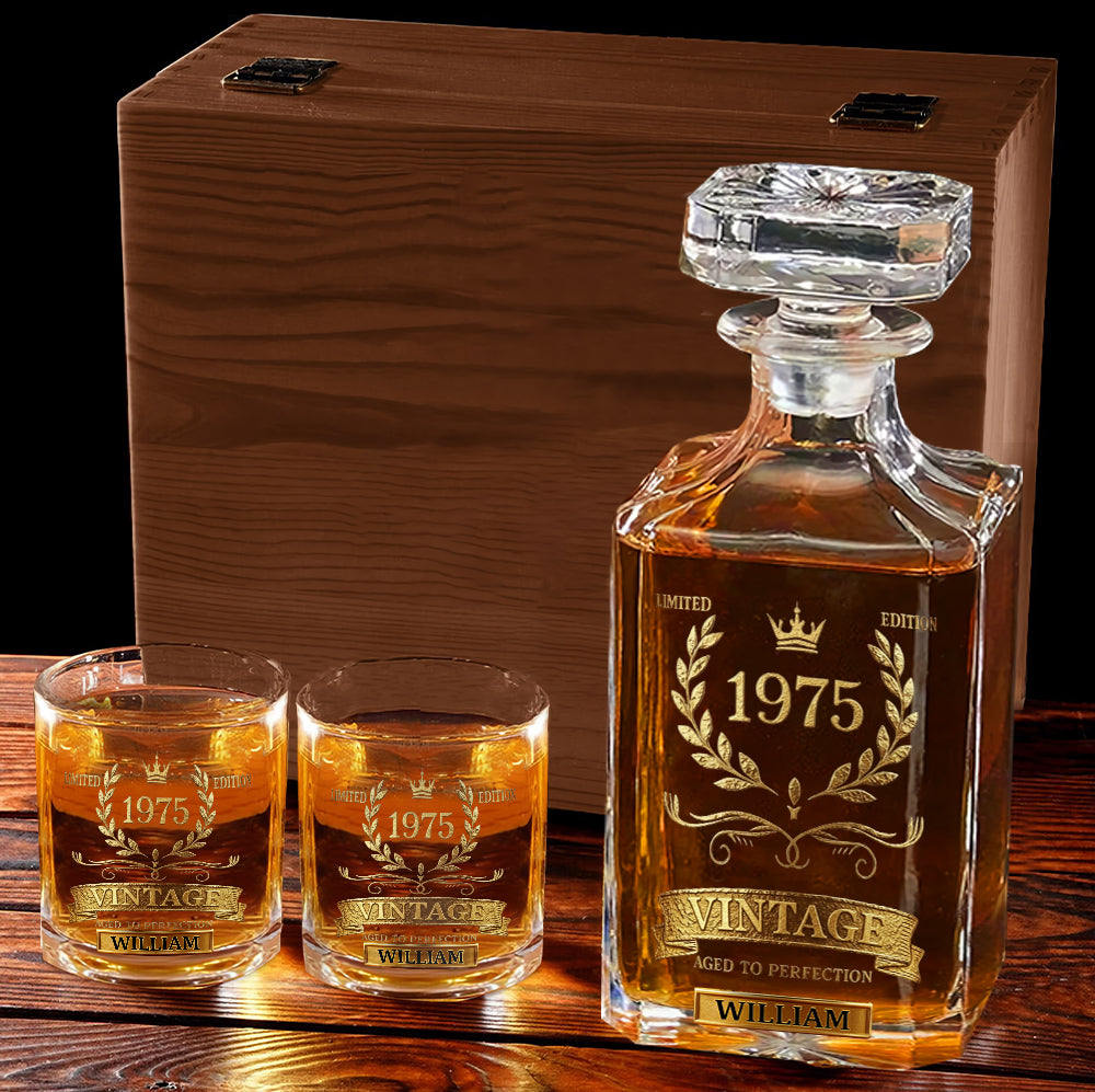 Coffret carafe à whisky - Cadeau pour les amateurs de whisky