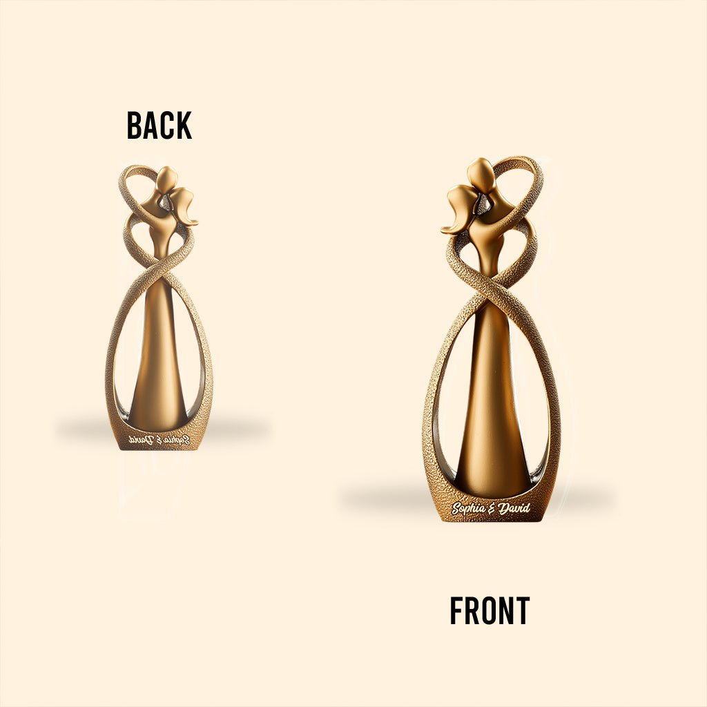 Together Forever - Personalized Couple Custom Shaped Acrylic Plaque