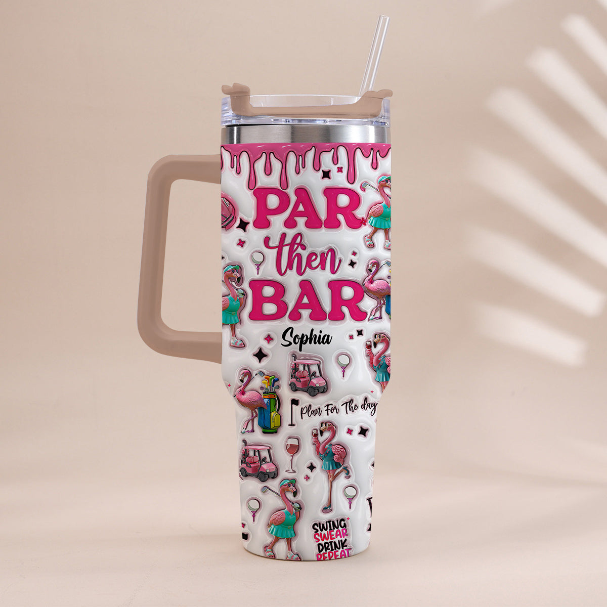 Par Then Bar - Gobelet de golf personnalisé avec poignée