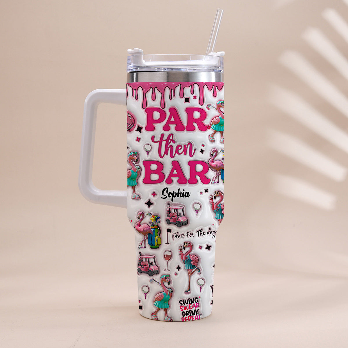 Par Then Bar - Gobelet de golf personnalisé avec poignée