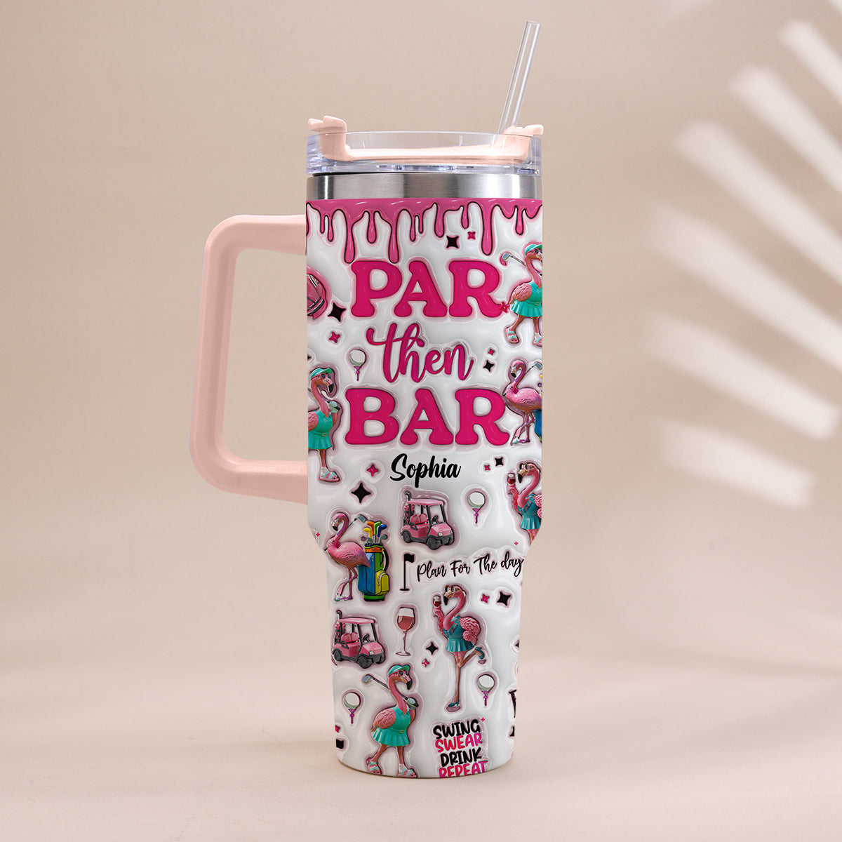 Par Then Bar - Gobelet de golf personnalisé avec poignée