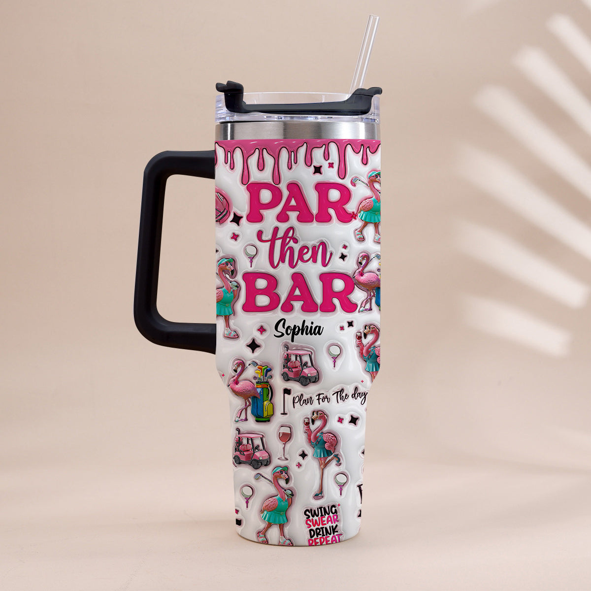 Par Then Bar - Gobelet de golf personnalisé avec poignée