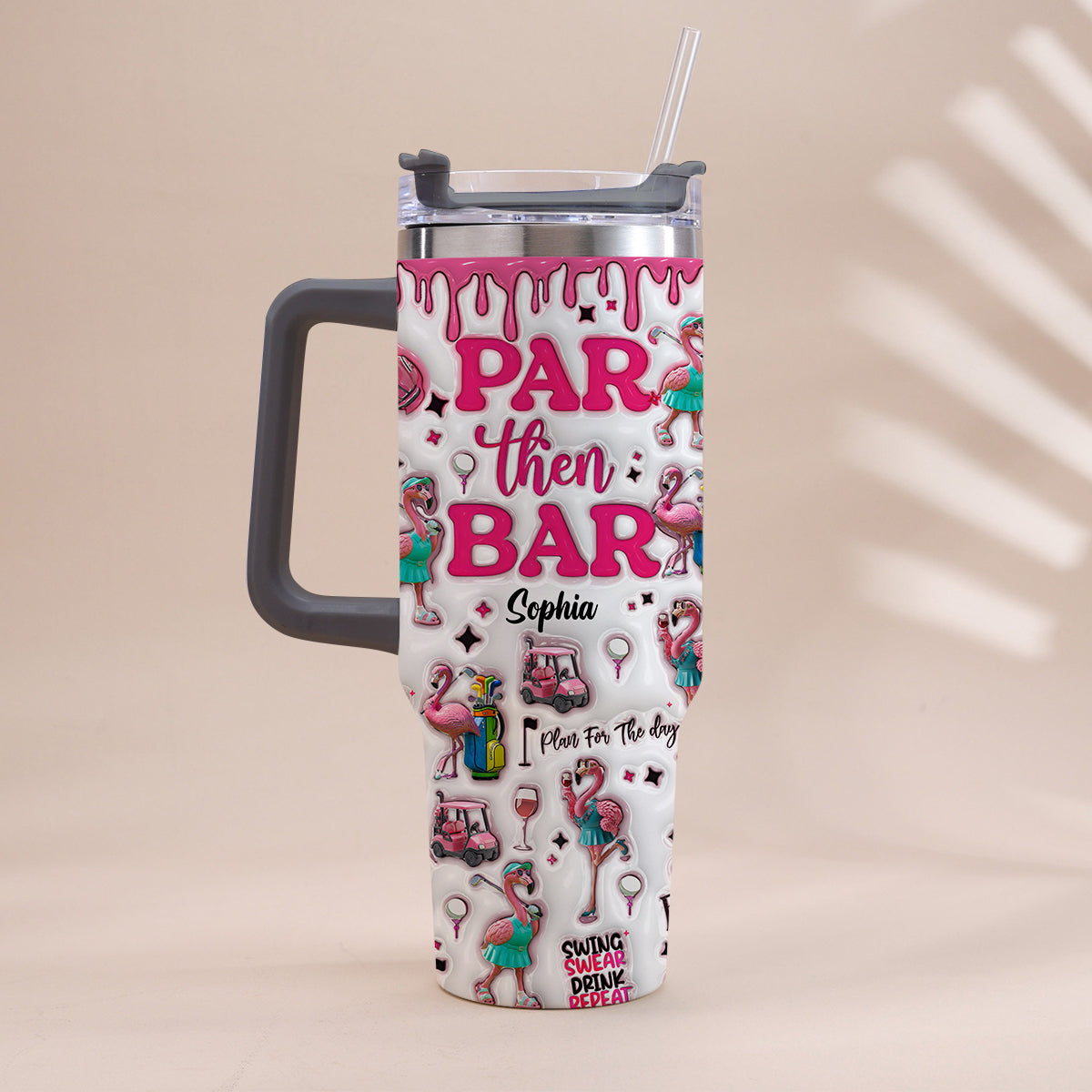 Par Then Bar - Gobelet de golf personnalisé avec poignée