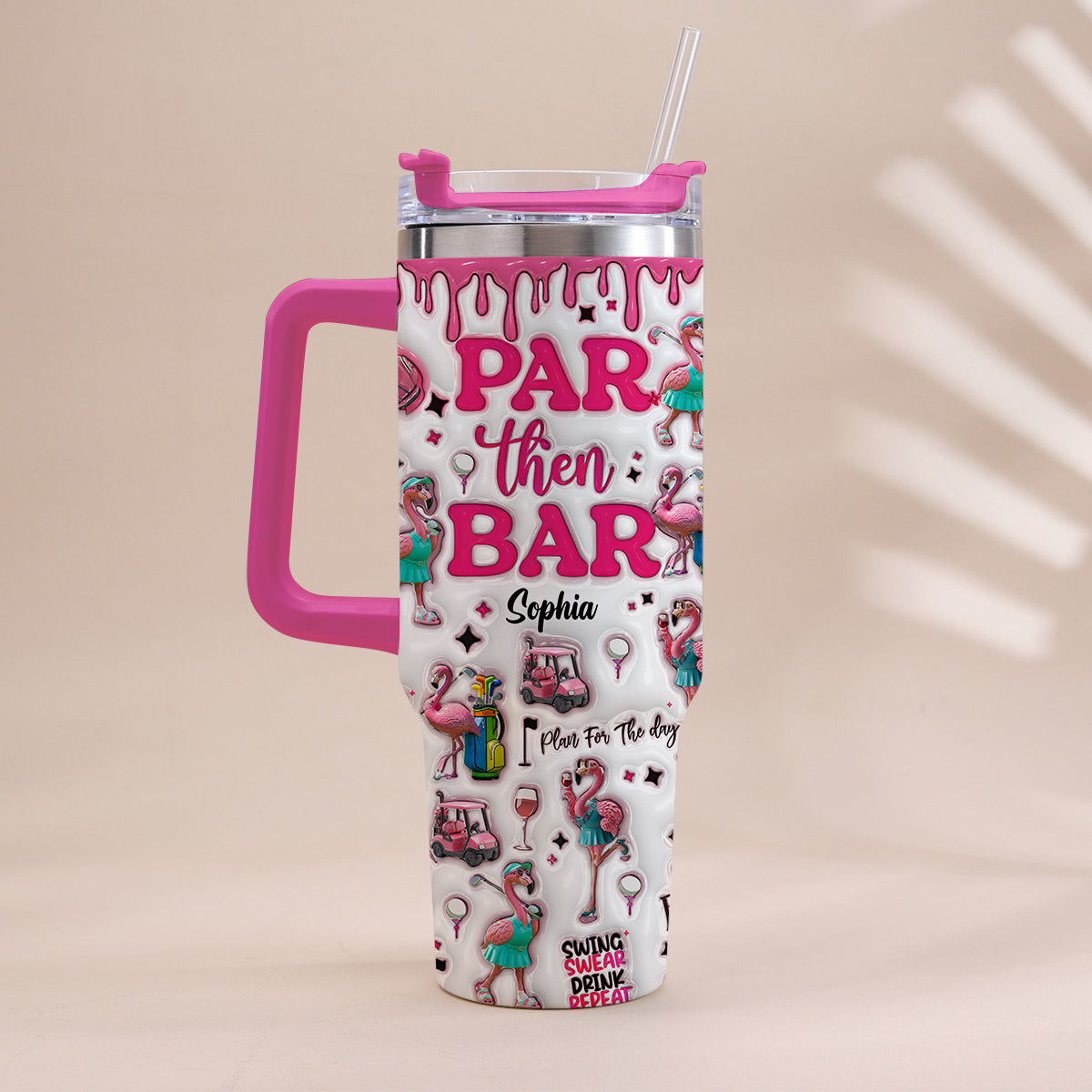 Par Then Bar - Gobelet de golf personnalisé avec poignée
