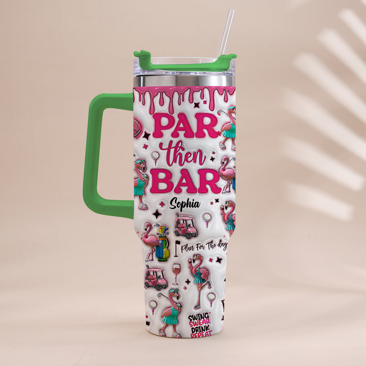 Par Then Bar - Gobelet de golf personnalisé avec poignée