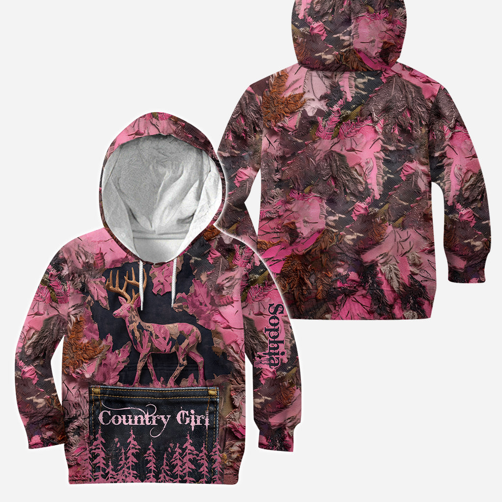 Country Girl – Personalisierter Jagd-Hoodie und Leggings