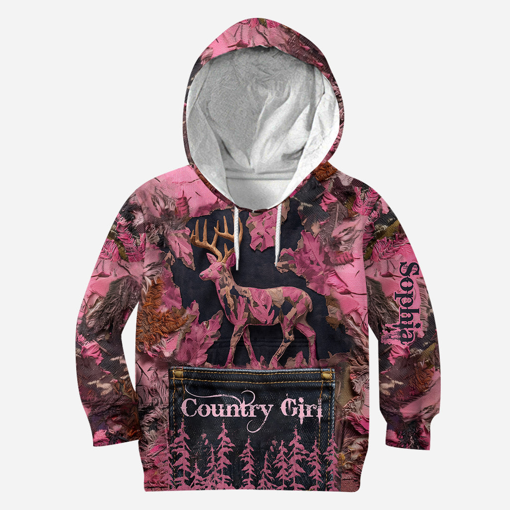 Country Girl – Personalisierter Jagd-Hoodie und Leggings