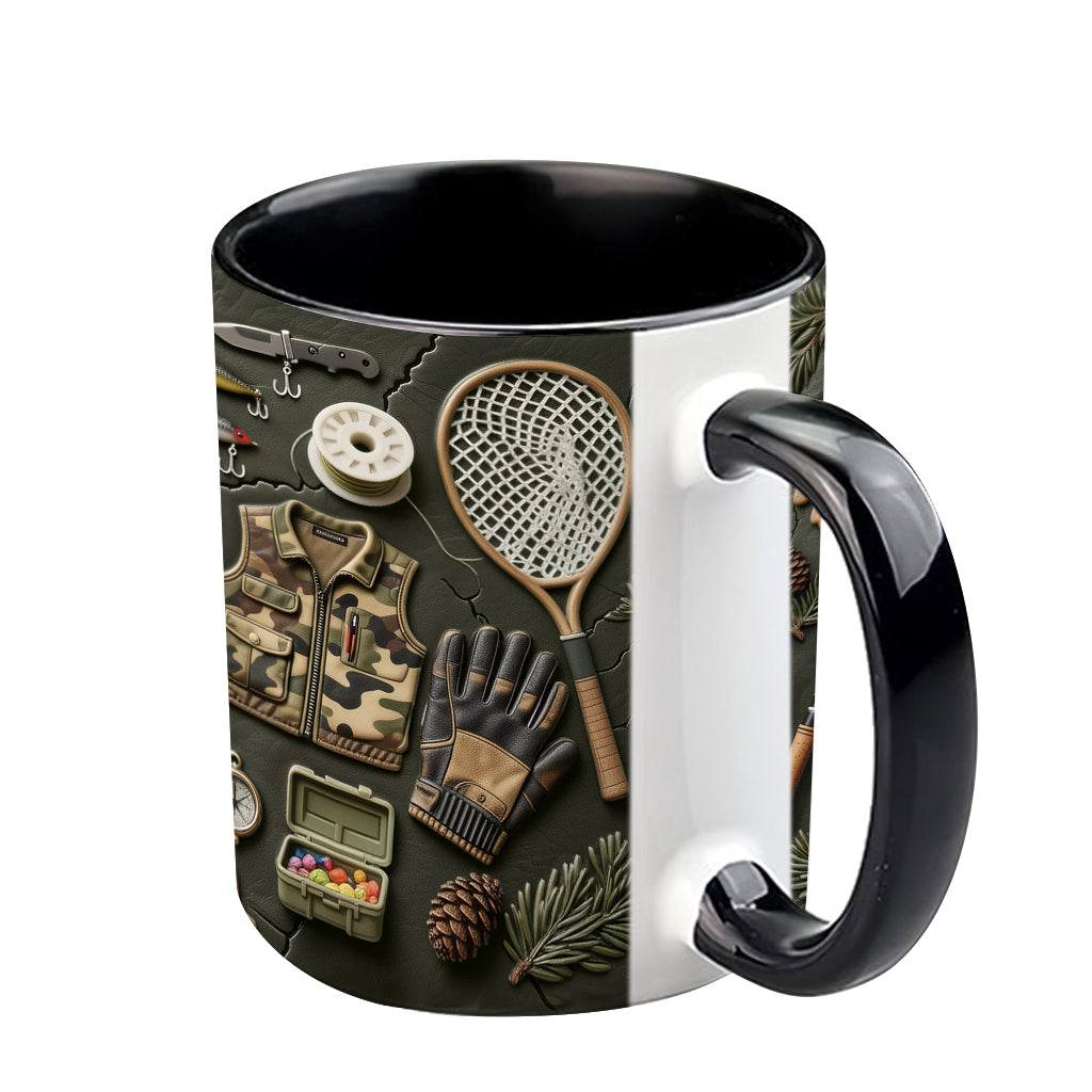 Mug personnalisé « Passionné de pêche »