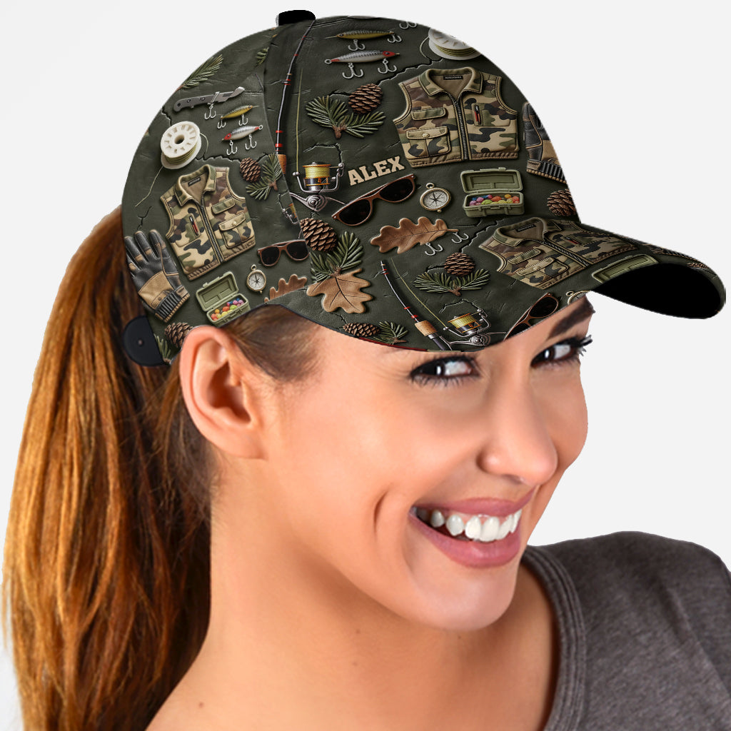 Passionné de pêche ? Casquette de pêche classique personnalisée