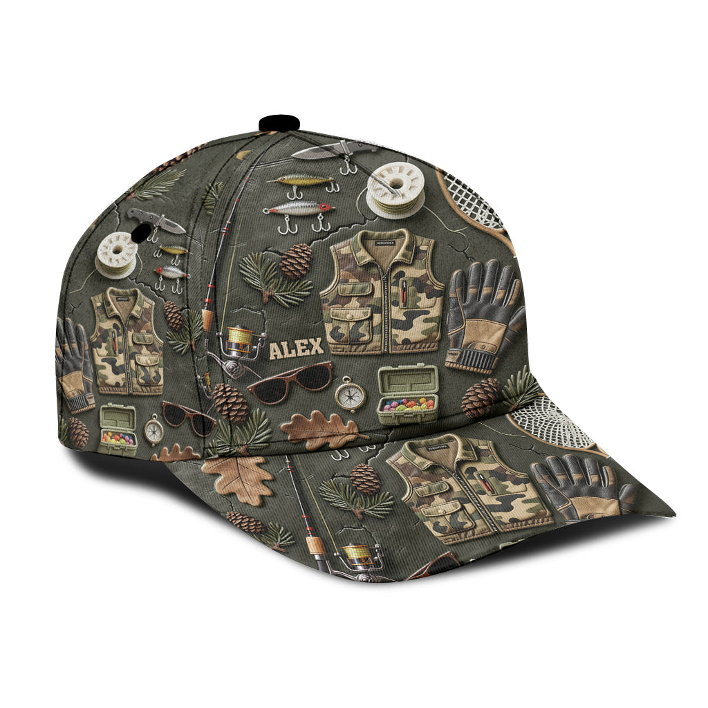 Passionné de pêche ? Casquette de pêche classique personnalisée