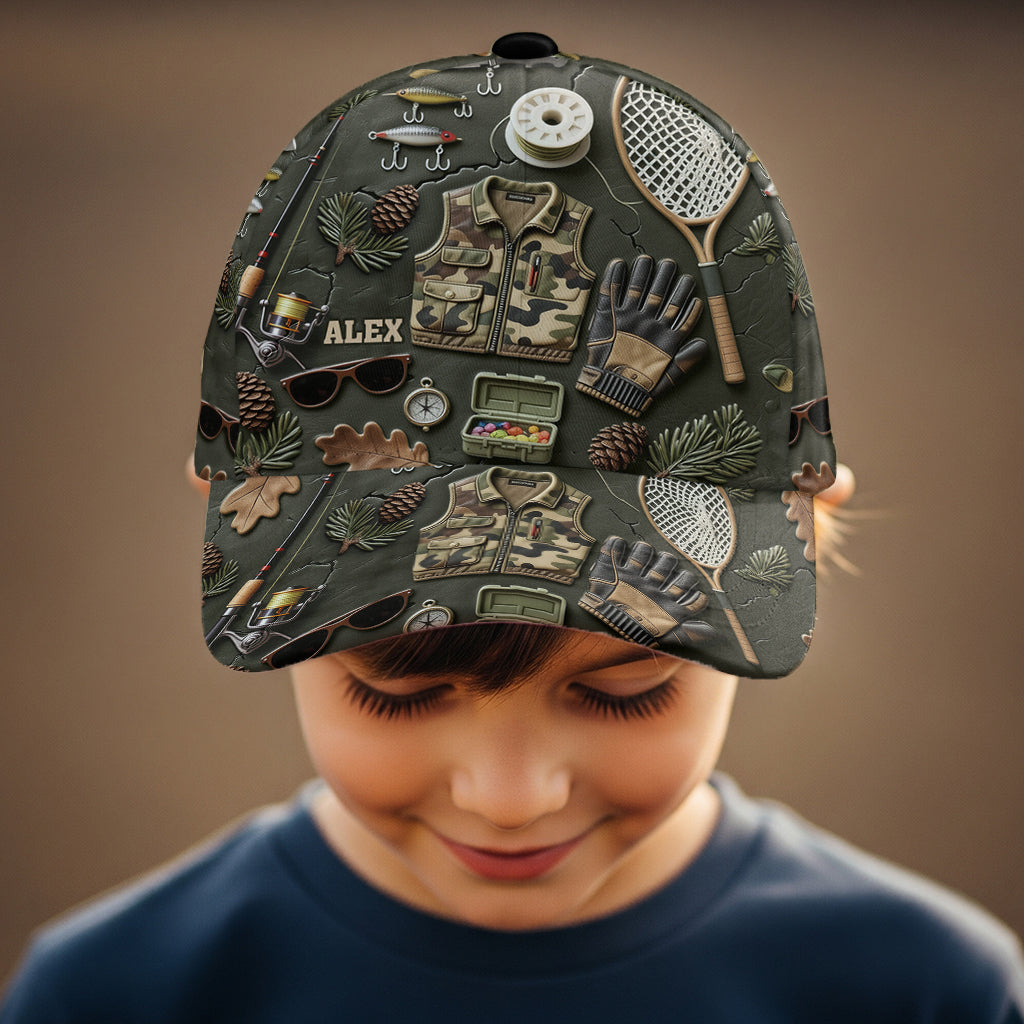 Passionné de pêche ? Casquette de pêche classique personnalisée
