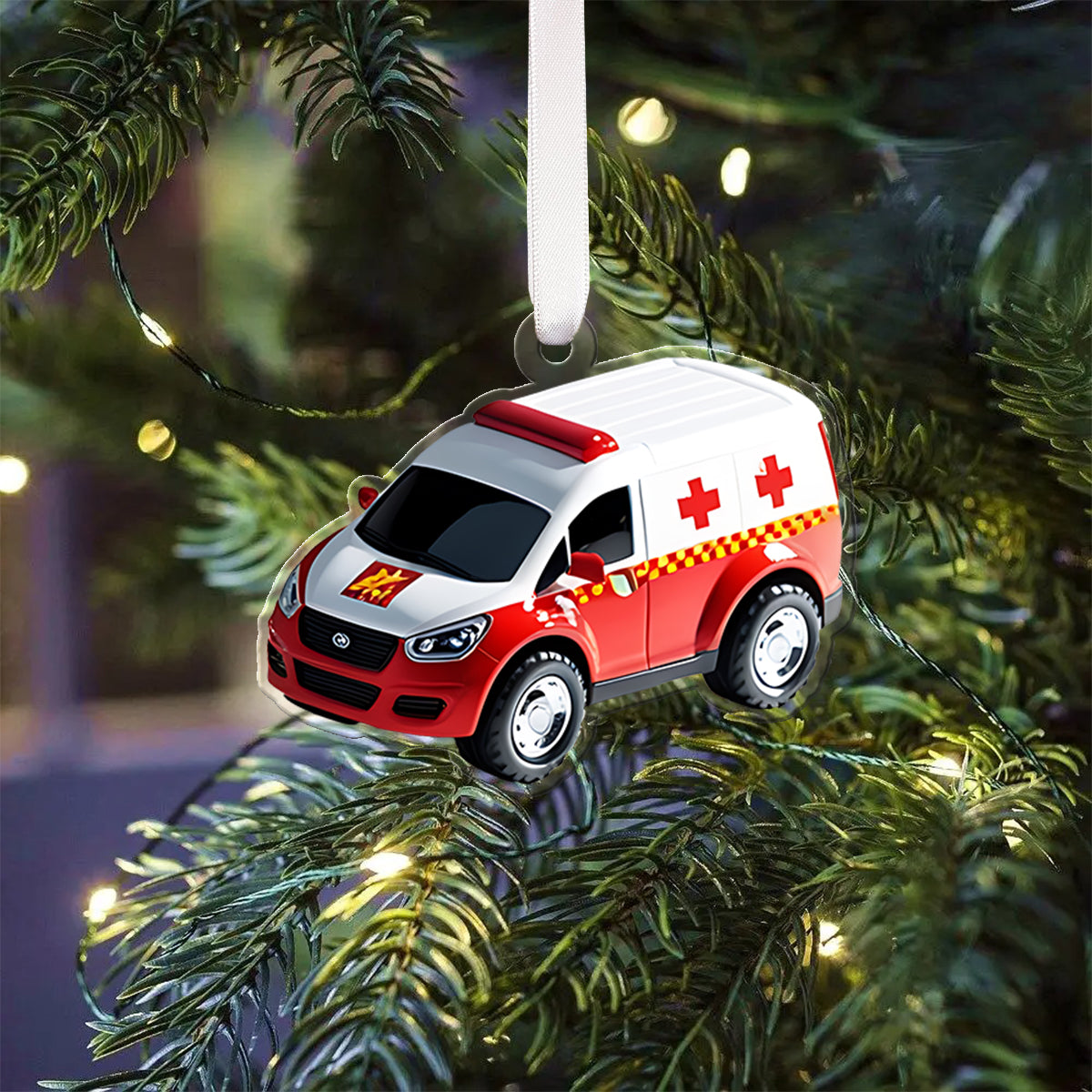 Bauversion – Personalisierter, faltbarer Adventskalender für Kinder mit Ornamenten