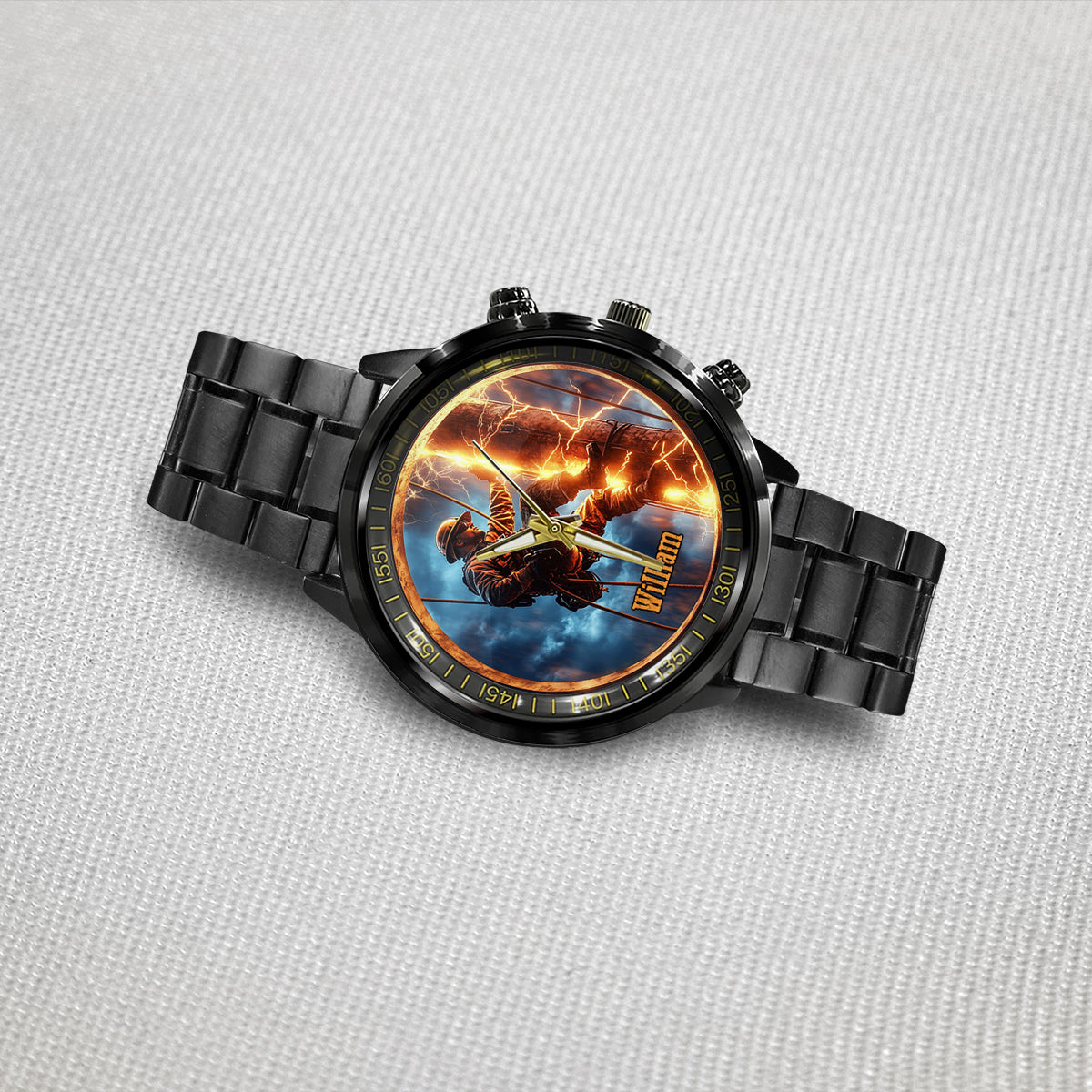 Geschenk für Monteure – Papa, Ehemann, Sohn... – Personalisierte Monteur-Handuhr