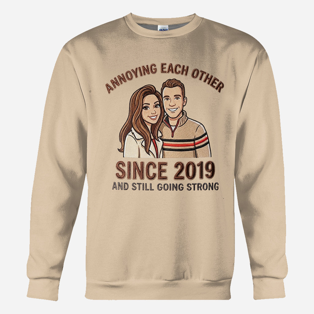 Geschenk für Paare – Personalisiertes T-Shirt mit Partneraufdruck