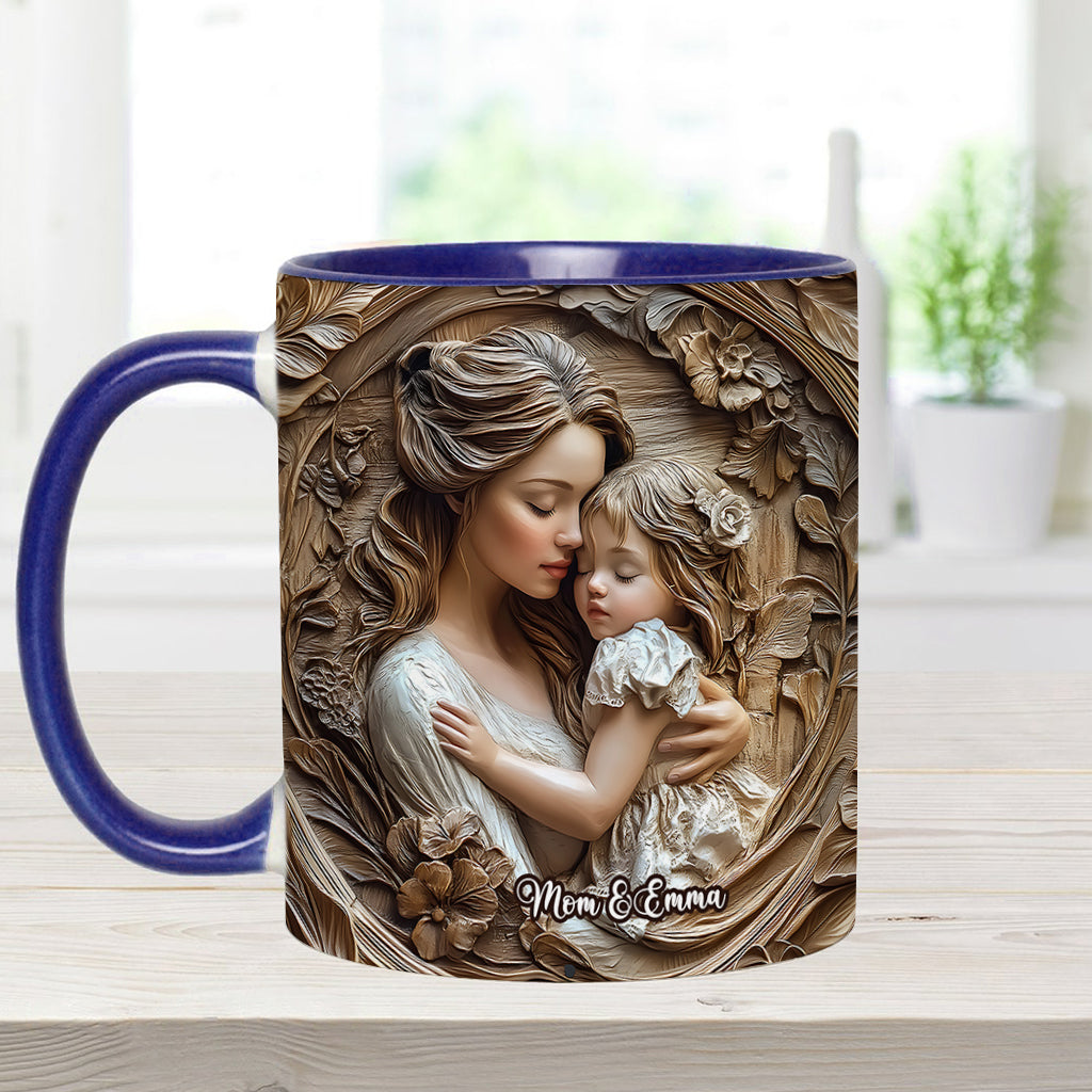 Mother And Daughter - Personalized Mother Accent Mug