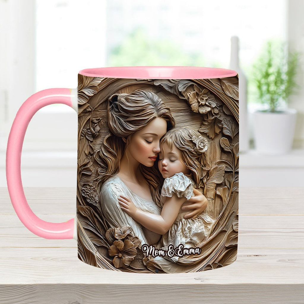 Mother And Daughter - Personalized Mother Accent Mug