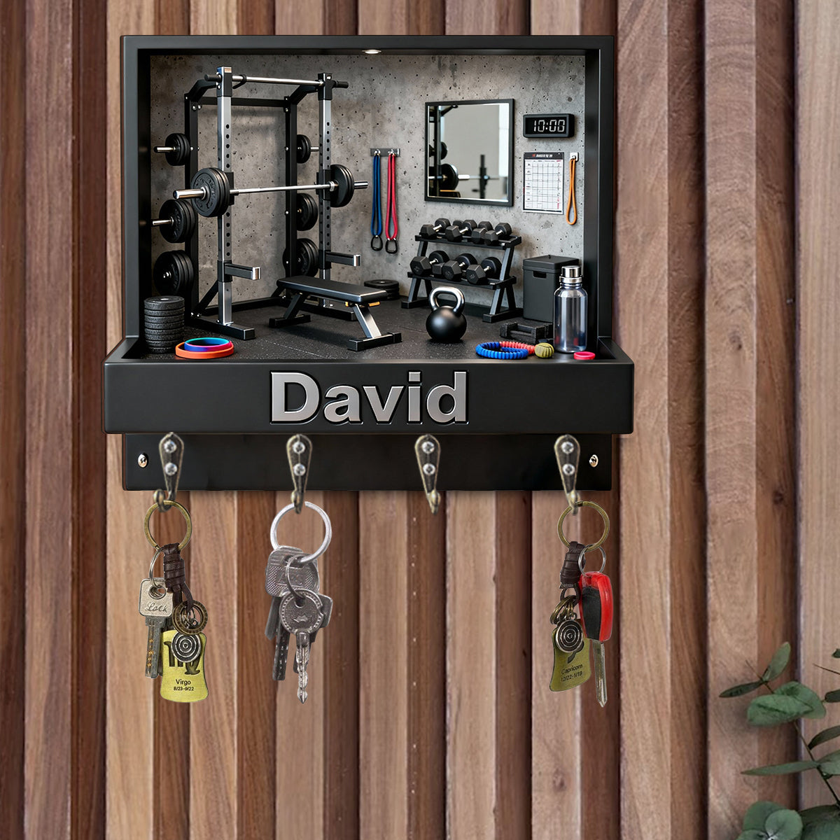 Workout Champ – Personalisierte Fitness-Hängehalterung in individueller Form
