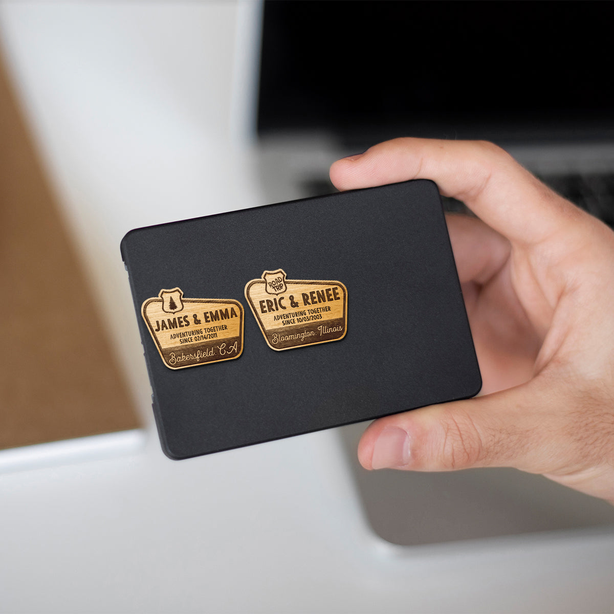 Adventure Together - Personalized Couple Magnet