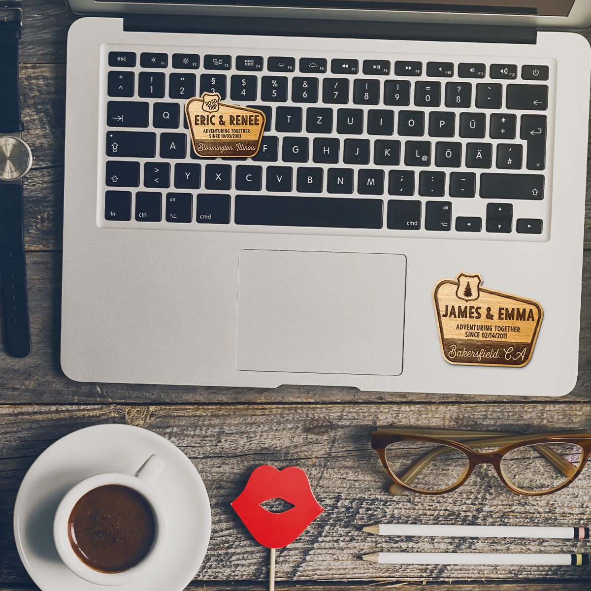 Adventure Together - Personalized Couple Magnet