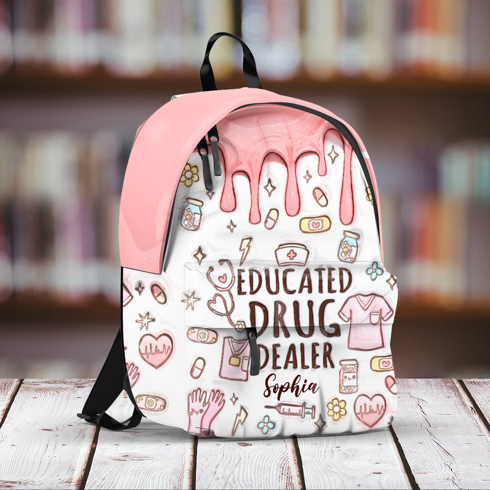 Trafiquant de drogue instruit - Sac à dos d'infirmière personnalisé