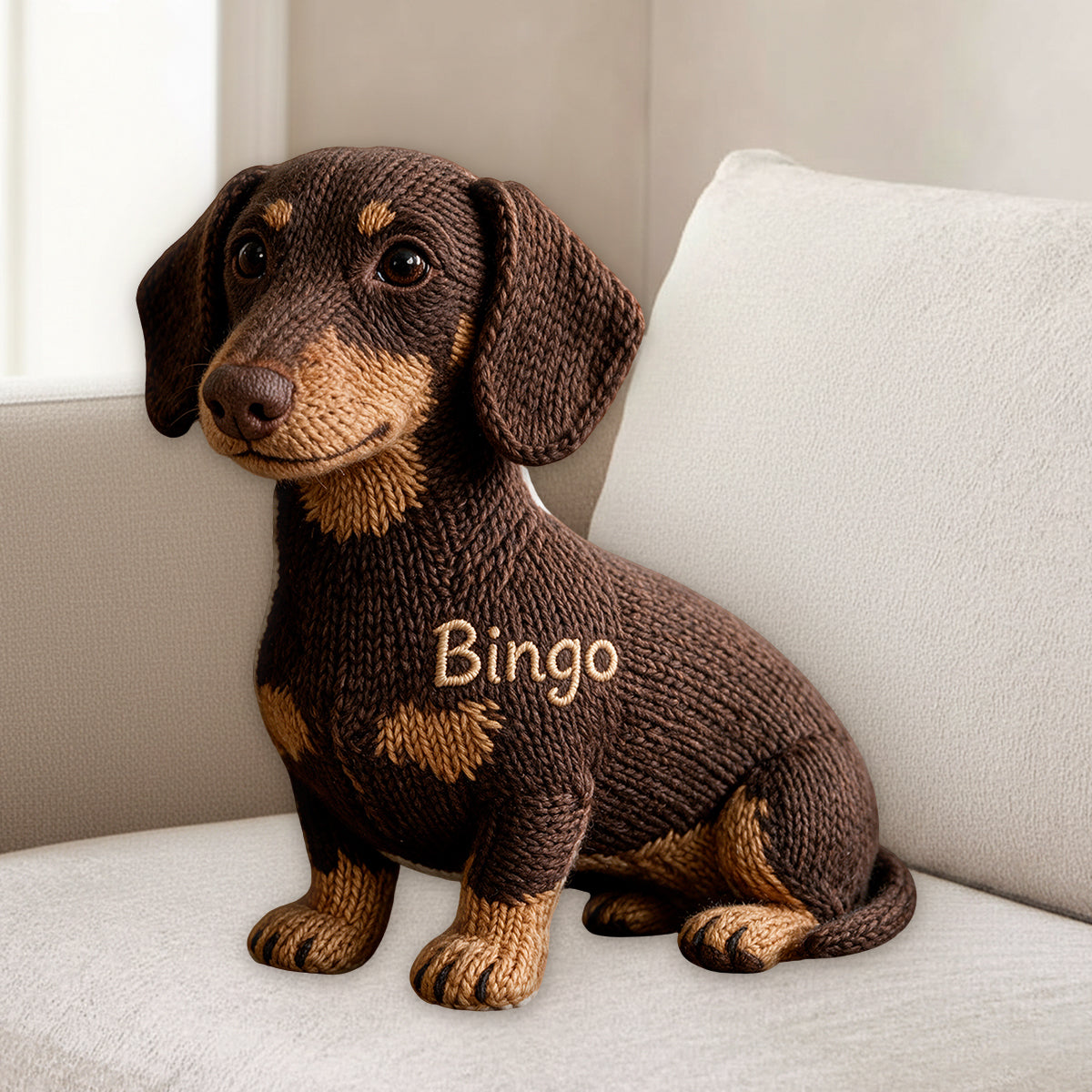Any Photo - Personalized Dog Premium Faux Fur Pillow