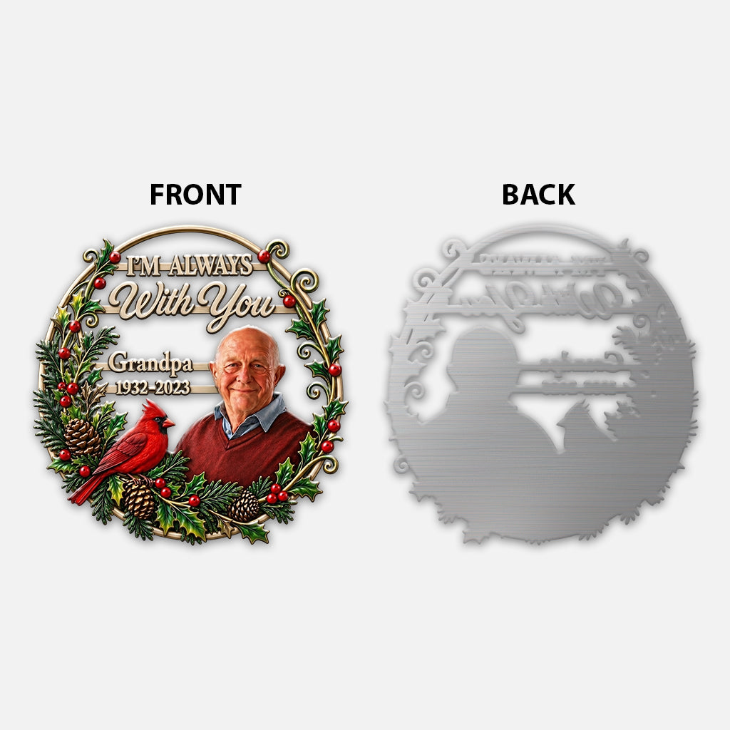 Custom Any Photo - Personalized Memorial 3D Printed Cut Metal Sign