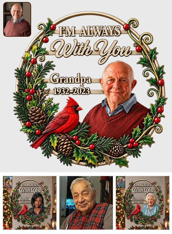 Custom Any Photo - Personalized Memorial 3D Printed Cut Metal Sign