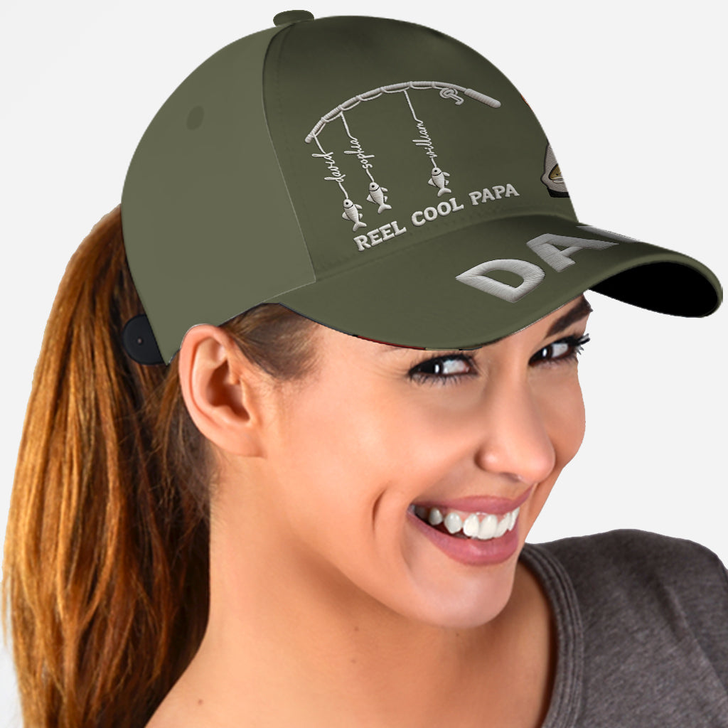 Super Papa - Casquette de Pêche Personnalisée