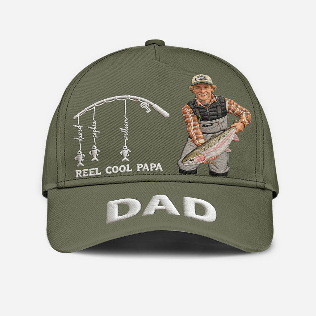 Super Papa - Casquette de Pêche Personnalisée