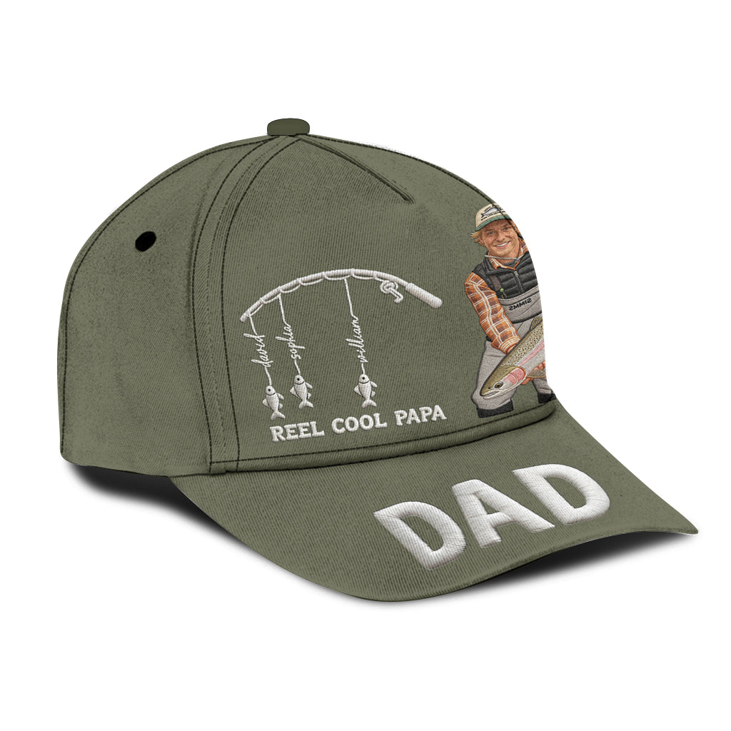 Super Papa - Casquette de Pêche Personnalisée